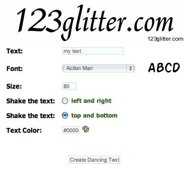 dancingText dancingText