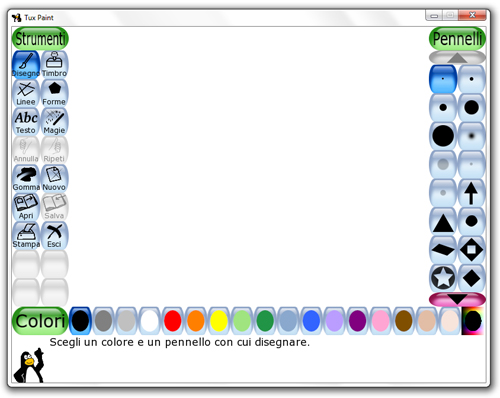 Programma per colorare disegni per bambini