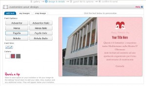 Biglietti di inviti e di auguri 