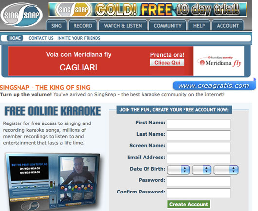 Brani Karaoke Sito con brani da cantare come karaoke