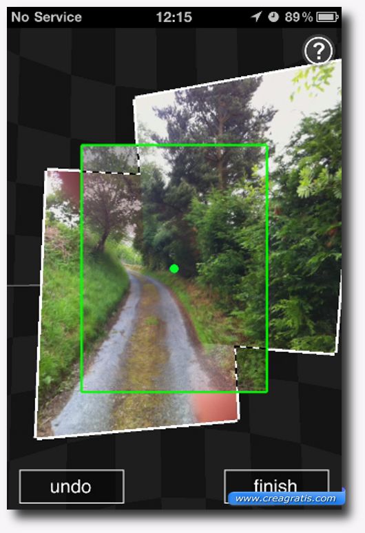 Microsoft Photosynth Interfaccia dell'applicazione per creare foto 3D