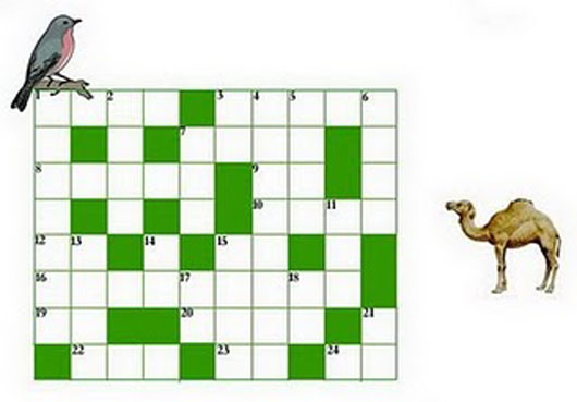Cruciverba Animali Sesto cruciverba per bambini