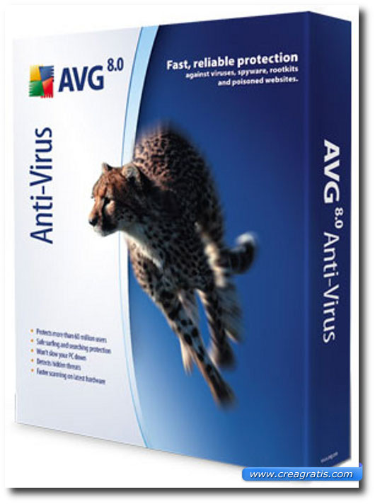 AVG Free Immagine dell'antivirus AVG Free