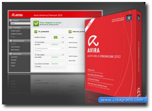 Avira Free Immagine dell'antivirus Avira Free