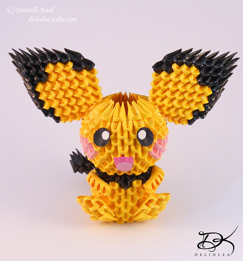 Pokemon: Pikachu Immagine dell'origami Pokemon: Pikachu