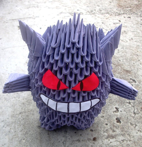 Pokemon: Gengar Immagine dell'origami Pokemon: Gengar