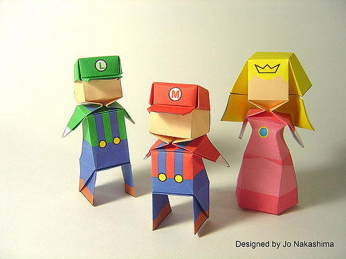 Super Mario Immagine dell'origami Super Mario