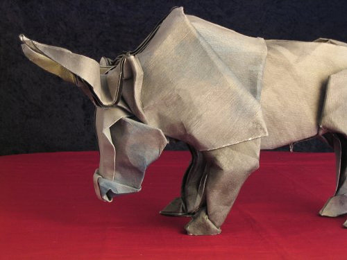 Il toro di Pamplona Immagine dell'origami Il toro di Pamplona