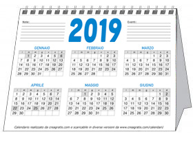 calendario 2019 con santi da scaricare