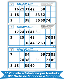 Scarica Cartelle Per Tombola Da Hxtqs Magicmind Info