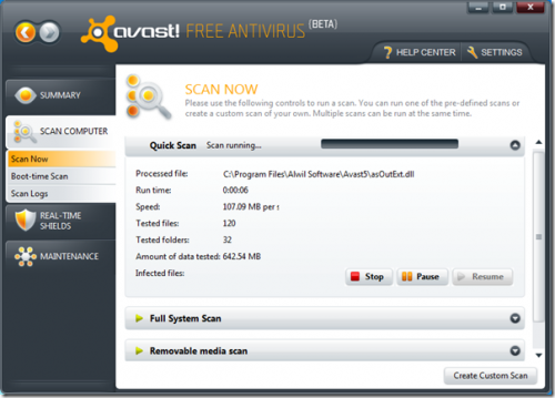 avast free antivirus gratis per sempre scarica
