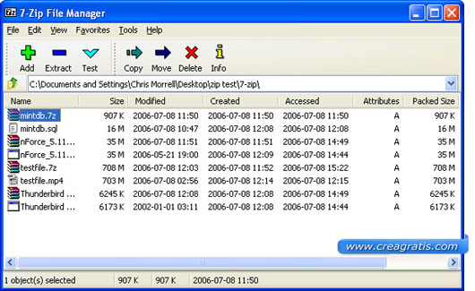Primo programma per la compressione dei file