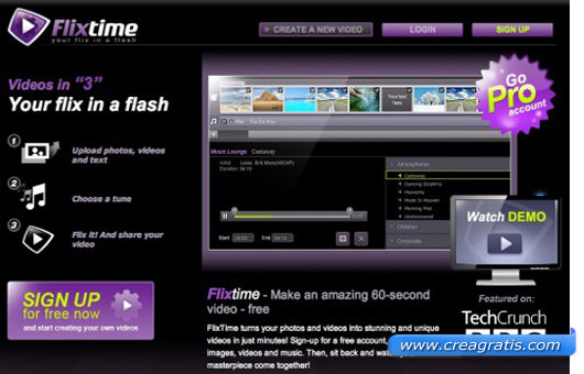 flixtime - 10 tools per creare slideshow gratuitamente - Web Agency Napoli Flashex