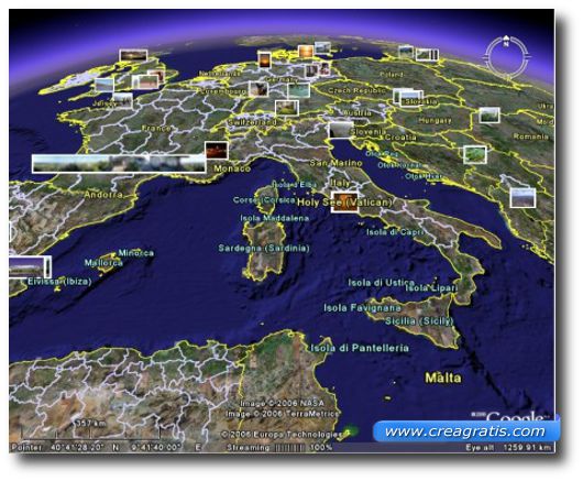 Immagine di esempio di geotagging