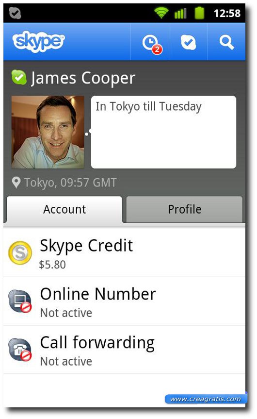 Skype per smartphone