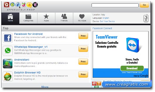 Seconda alternativa al Market Android