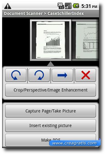 Seconda app per scannerizzare documenti con Android