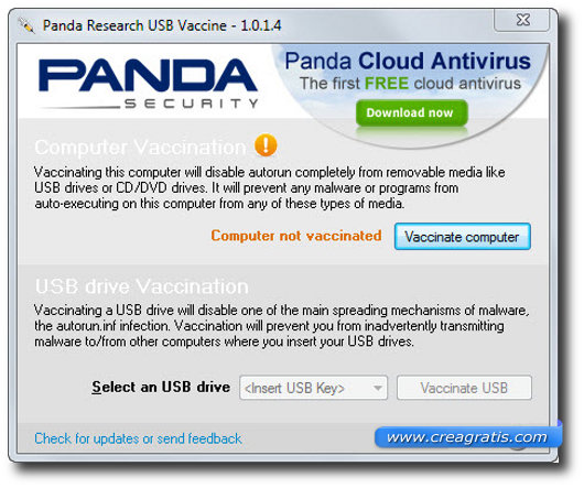 Quinto antivirus per proteggere il computer da chiavette USB infette