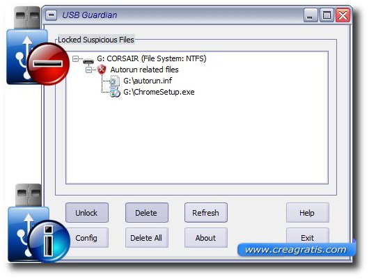 Settimo antivirus per proteggere il computer da chiavette USB infette