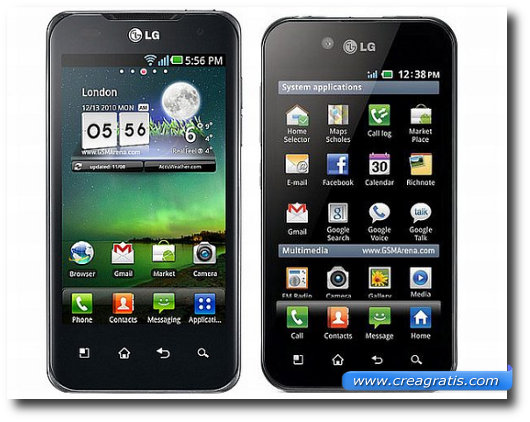 Immagine dell'LG Optimus 2X