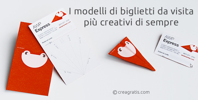 95 Modelli Di Biglietti Da Visita Creativi Ed Inusuali Creagratis Com