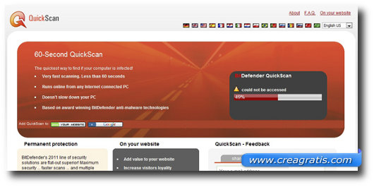 Quarto antivirus online della lista