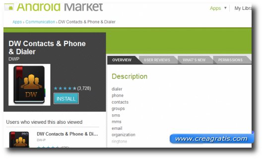 Immagine dell$0027applicazione Contact Group Manager (Free) per Android