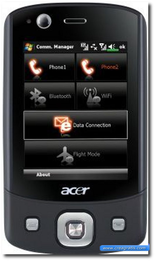 Immagine del cellulare Acer DX900