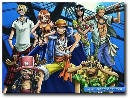 Immagine del cartone animato One Piece