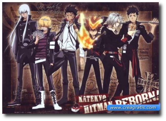 Immagine del cartone animato Katekyo Hitman Reborn