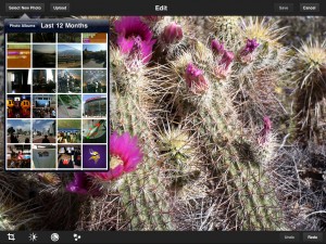 Immagine dell'app Photoshop Express per iPad