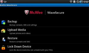 Immagine dell$0027app McAfee WaveSecure