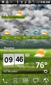 Immagine dell$0027app GoWeather per Android