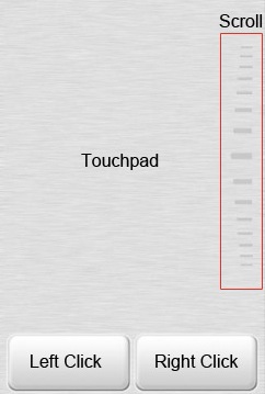 Immagine del touchpad di gPad