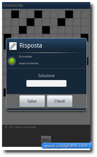 Immagine dell$0027applicazione Cruciverba ITA per Android