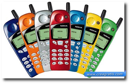 Immagine del cellulare Nokia 5110 del 1998