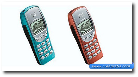 Immagine di un cellulare Nokia 3210 del 1999