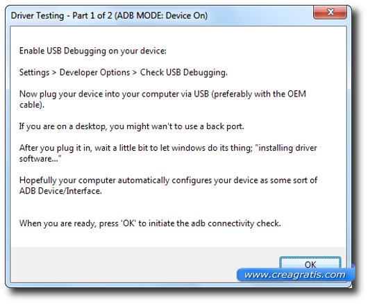 Test dei driver installati