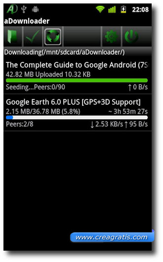 Immagine di aDownloader per Android