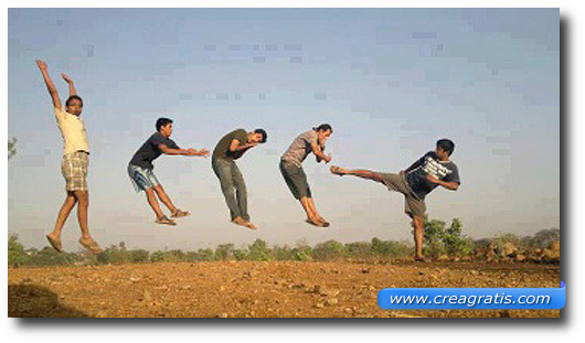 Foto di gruppo "Il Calcio Volante"