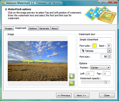 Программный интерфейс Alamoon Watermark для добавления водяного знака