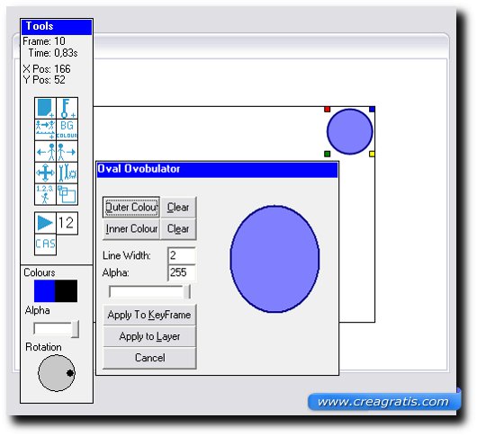 Schermata di colorazione dell$0027oggetto