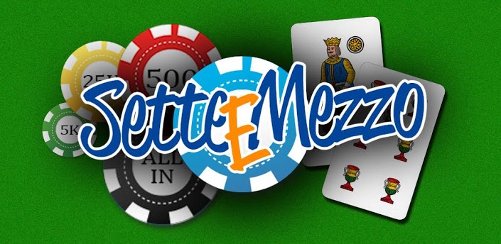 Immagine del gioco di carte Sette e mezzo per Android