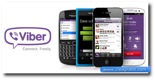 Immagine dell'applicazione Viber per smartphone
