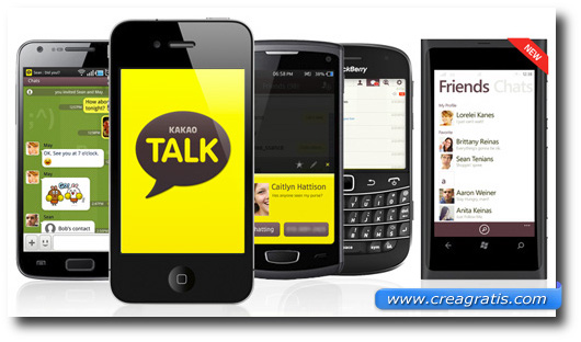 Immagine dell'applicazione KakaoTalk Messenger per smartphone