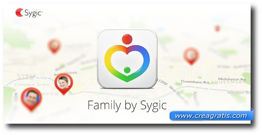 Immagine dell'applicazione Sygic Family per Android e iPhone