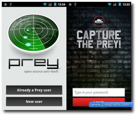 Immagine dell'applicazione Prey Anti-Theft per Android