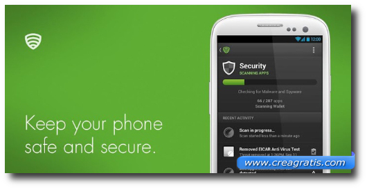 Immagine dell'applicazione Lookout Security & Antivirus per Android