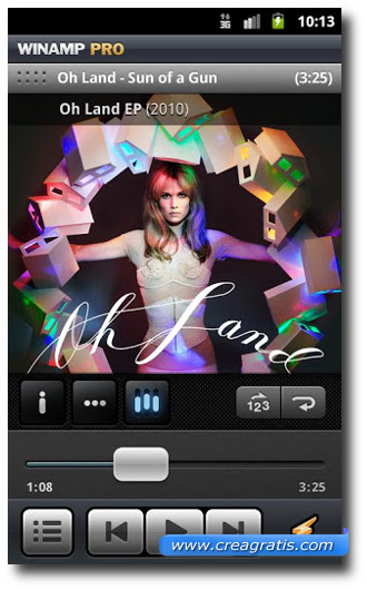 Immagine dell'applicazione WinAmp per Android