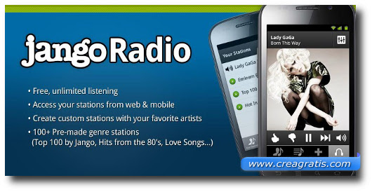 Immagine dell$0027applicazione Jango Radio per Android